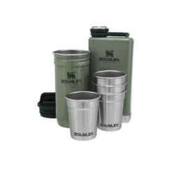 Stanley Adventure Shot Glass Set + Flask Hammertone Green -Drinkware Shop 10 01883 077 3