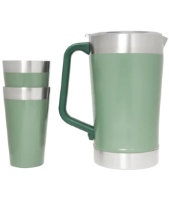 Stanley Classic Stay Chill Beer Pitcher Set -Drinkware Shop B2B Web PNG Stanley HammertoneGreen PitcherSets DSC 3577