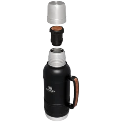 Stanley Artisan Thermal Bottle | 1.5 QT -Drinkware Shop B2B Web PNG The Artisan Thermal Bottle 1 5QT 1 4L Black Moon Hero Exploded 2f27e9b3 454e 407a a61a f6bfe51ee8ca