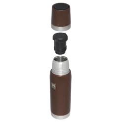 Stanley Forge Thermal Bottle | 25OZ -Drinkware Shop B2B Web PNG The Forge Thermal Bottle 25OZ Bronze Moon Hero Exploded