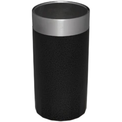 Stanley Lifted Spirits Prismatic™ Highball Glass | 12 OZ -Drinkware Shop B2B Web PNG The Lifted Spirits Prismatic Highball Glass 12OZ Walnut Leather Hero Back