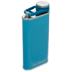 Stanley The Milestones Classic Flask | 8 OZ -Drinkware Shop B2B Web PNG The Milestones Classic Flask 8OZ 1940 Topaz Gloss Hero Back fca9bd04 5279 461b 99fa 353d036116c5