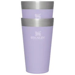 Stanley Adventure Stacking Beer Pint 2-Pack | 16 OZ -Drinkware Shop B2B Web PNG The Stacking Beer Pint Set 16OZ Lavender Front