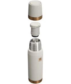 Stanley Forge Thermal Bottle | 25OZ -Drinkware Shop B2B Web PNG TheForgeThermalBottle25OZ AshBronze HeroExploded