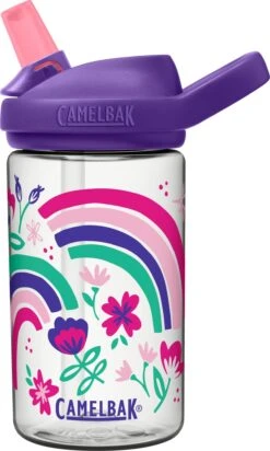 Camelbak Eddy Plus 14 Oz Bottle - Kids|-|Bouteille Eddy Plus 14 Onces - Enfant -Drinkware Shop CMB C 2472101041 7ERainbow 20Floral