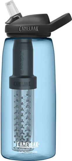 Camelbak Eddy Plus Filtered By Lifestraw Bottle - 32 Oz|-|Bouteille Eddy Plus Filtré Par Lifestraw - 32 Onces -Drinkware Shop CMB C 2550001001 7ETrue 20Blue