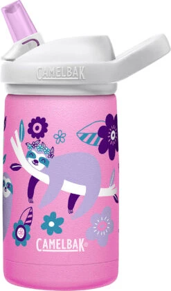 Camelbak Eddy Plus 12 Oz Vacuum Bottle - Youth|-|Bouteille En Acier Inoxydable Eddy Plus 12 Onces - Jeune -Drinkware Shop CMB C 2665106035 7EFlowercloth 20Sloth