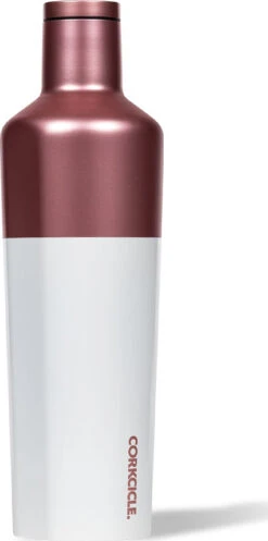 Corkcicle Premium Canteen Bottle - 25 Oz|-|Bouteille Premium Canteen - 25 Onces -Drinkware Shop CRK 2025P 7EColor 20Block 20Modern 20Rose