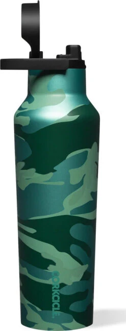 Corkcicle Camo Sport Canteen Bottle - 32 Oz|-|Bouteille Camo Sport Canteen - 32 Onces -Drinkware Shop CRK 2032 7E 7EDetail1 20Jade 20Camo