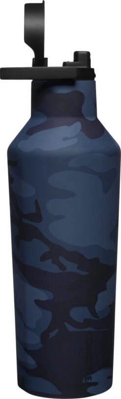 Corkcicle Camo Sport Canteen Bottle - 32 Oz|-|Bouteille Camo Sport Canteen - 32 Onces -Drinkware Shop CRK 2032 7E 7EDetail1 20Navy 20Camo