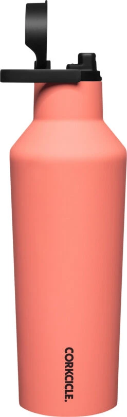 Corkcicle Camo Sport Canteen Bottle - 32 Oz|-|Bouteille Camo Sport Canteen - 32 Onces -Drinkware Shop CRK 2032 7E 7EDetail2 20Neon 20Lights 20Coral
