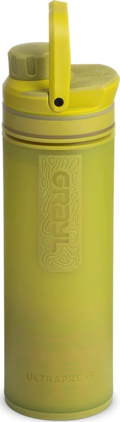 Grayl 16.9oz UltraPress® Purifier Bottle|-|Bouteille Purificateur UltraPress® De 16,9 Oz -Drinkware Shop GRY 500 7E 7EDetail1 20Forager 20Moss