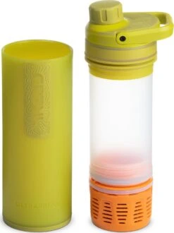 Grayl 16.9oz UltraPress® Purifier Bottle|-|Bouteille Purificateur UltraPress® De 16,9 Oz -Drinkware Shop GRY 500 7E 7EDetail3 20Forager 20Moss