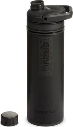 Grayl 16.9oz UltraPress® Purifier Bottle|-|Bouteille Purificateur UltraPress® De 16,9 Oz -Drinkware Shop GRY 500 7E 7EDetail4 20Covert 20Balck