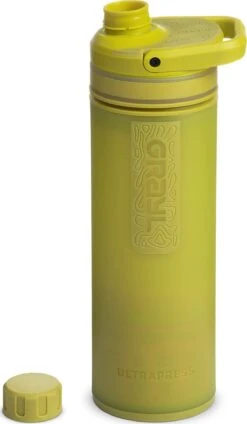 Grayl 16.9oz UltraPress® Purifier Bottle|-|Bouteille Purificateur UltraPress® De 16,9 Oz -Drinkware Shop GRY 500 7E 7EDetail4 20Forager 20Moss
