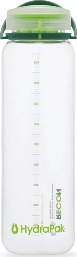 Hydrapak Recon 1L Water Bottle|-|Bouteille D'eau Recon 1L -Drinkware Shop HPK BR02 7EClear 20 20Evergreen 20 20Lime