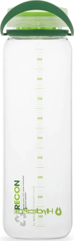 Hydrapak Recon 1L Water Bottle|-|Bouteille D'eau Recon 1L -Drinkware Shop HPK BR02 7E 7EBack 20Clear 20 20Evergreen 20 20Lime