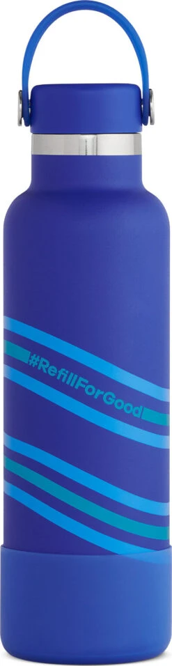 Hydro Flask RefillForGood Standard Wide Mouth Bottle - Limited Edition - 21 Oz|-|Bouteille Standard RefillForGood Wide Mouth - Édition Limitée - 21 Onces -Drinkware Shop HYD RFGS21SX458 7E 7EDetail1 20Wave
