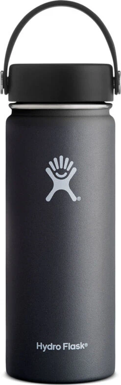 Hydro Flask Wide Mouth Bottle - 18 Oz|-|Bouteille à Large Ouverture - 18 Onces -Drinkware Shop HYD W18TS 7EBlack