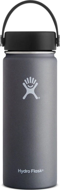 Hydro Flask Wide Mouth Bottle - 18 Oz|-|Bouteille à Large Ouverture - 18 Onces -Drinkware Shop HYD W18TS 7EGraphite
