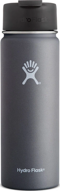 Hydro Flask 20 Oz Wide Mouth - Flip Lid Bottle|-|Bouteille Hydro Flask 20 Oz Grand Goulot - Bouchon à Charnière -Drinkware Shop HYD W20FP 7EGraphite