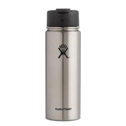 Hydro Flask 20 Oz Wide Mouth - Flip Lid Bottle|-|Bouteille Hydro Flask 20 Oz Grand Goulot - Bouchon à Charnière -Drinkware Shop HYD W20FP 7EStainless