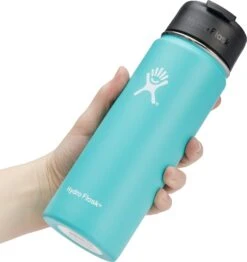 Hydro Flask 20 Oz Wide Mouth - Flip Lid Bottle|-|Bouteille Hydro Flask 20 Oz Grand Goulot - Bouchon à Charnière -Drinkware Shop HYD W20FP 7E 7EStudio 20hand 20Mint b6be4a2b 986f 48cc 990e c1c460a56721