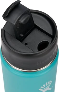 Hydro Flask 20 Oz Wide Mouth - Flip Lid Bottle|-|Bouteille Hydro Flask 20 Oz Grand Goulot - Bouchon à Charnière -Drinkware Shop HYD W20FP 7E 7EStudio 20open 20Mint