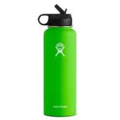 Hydro Flask 40 Oz Wide Mouth W/ Straw Lid Bottle|-|Bouteille 40 Onces Wide Mouth Avec Paille -Drinkware Shop HYD W40SW 7EKiwi