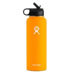 Hydro Flask 40 Oz Wide Mouth W/ Straw Lid Bottle|-|Bouteille 40 Onces Wide Mouth Avec Paille -Drinkware Shop HYD W40SW 7EMango