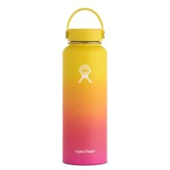 Hydro Flask Wide Mouth Bottle - 40 Oz|-|Bouteille à Large Ouverture - 40 Onces -Drinkware Shop HYD W40TS 7ELemon 20 20Flamingo