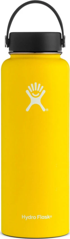 Hydro Flask Wide Mouth Bottle - 40 Oz|-|Bouteille à Large Ouverture - 40 Onces -Drinkware Shop HYD W40TS 7ELemon a2413a78 782b 490c 907c 41f67389b6d2