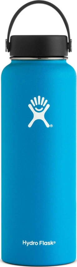 Hydro Flask Wide Mouth Bottle - 40 Oz|-|Bouteille à Large Ouverture - 40 Onces -Drinkware Shop HYD W40TS 7EPacific c83449a7 0be5 486b b4c1 bf81819c7453