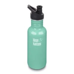 Klean Kanteen Classic Stainless Steel Bottle With Sport Cap - 18 Oz|-|Bouteille Classic En Acier Inoxydable Avec Couvercle Sport - 18 Onces -Drinkware Shop KKN 1003075 7ESea 20Crest ea0d13ef a8c7 4575 963b 166110aa5efd