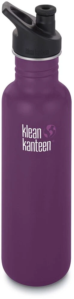 Klean Kanteen Classic Stainless Steel Bottle With Sport Cap - 27 Oz|-|Bouteille Classic En Acier Inoxydable Avec Couvercle Sport - 27 Onces -Drinkware Shop KKN 1003084 7EWinter 20Plum 03b455e8 be2d 47ce a886 955595473e40