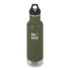 Klean Kanteen Classic Stainless Steel Bottle With Loop Cap - 20 Oz|-|Bouteille Classic En Acier Inoxydable Avec Couvercle Loop - 20 Onces