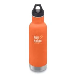 Klean Kanteen Classic Stainless Steel Bottle With Loop Cap - 20 Oz|-|Bouteille Classic En Acier Inoxydable Avec Couvercle Loop - 20 Onces -Drinkware Shop KKN 1003101 7ESierra 20Sunset