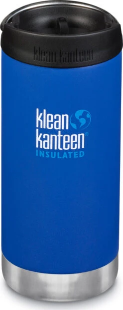 Klean Kanteen TKWide Insulated Bottle With Coffee Cap - 12 Oz|-|Bouteille Isolée TKWide Avec Bouchon De Café - 12 Onces -Drinkware Shop KKN 1005666 7EDeep 20Surf