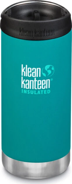 Klean Kanteen TKWide Insulated Bottle With Coffee Cap - 12 Oz|-|Bouteille Isolée TKWide Avec Bouchon De Café - 12 Onces -Drinkware Shop KKN 1005666 7EEmerald 20Bay