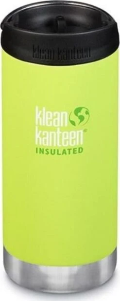 Klean Kanteen TKWide Insulated Bottle With Coffee Cap - 12 Oz|-|Bouteille Isolée TKWide Avec Bouchon De Café - 12 Onces -Drinkware Shop KKN 1005666 7EJuicy 20Pear
