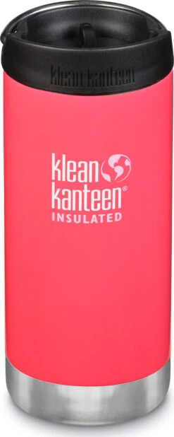 Klean Kanteen TKWide Insulated Bottle With Coffee Cap - 12 Oz|-|Bouteille Isolée TKWide Avec Bouchon De Café - 12 Onces -Drinkware Shop KKN 1005666 7EMelon 20Punch