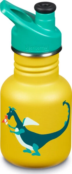 Klean Kanteen Classic Sippy Stainless Steel Bottle With Kid Sippy Cap - 12 Oz - Kids|-|Bouteille En Acier Inoxydable Classic Avec Bouchon Sippy - 12 Onces - Enfant -Drinkware Shop KKN 1005697 7EDragon 20Snack