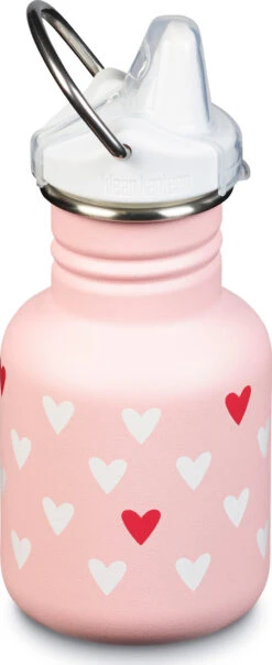 Klean Kanteen Classic Sippy Stainless Steel Bottle With Kid Sippy Cap - 12 Oz - Kids|-|Bouteille En Acier Inoxydable Classic Avec Bouchon Sippy - 12 Onces - Enfant -Drinkware Shop KKN 1005697 7EMillenial 20Hearts 74a0de06 1b97 4099 bc8c a6d461909945