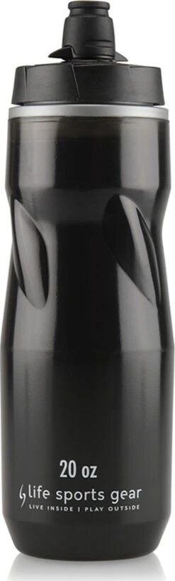 20 Oz Insulated Water Bottle|-|Bouteille D'eau Isolée - 20 Oz -Drinkware Shop LSG LS BOT20 7EBlack
