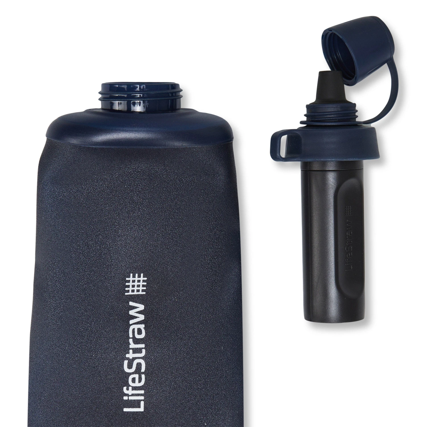 Lifestraw Peak Series Collapsible Squeeze Water Bottle Filter System - 650mL|-|Système De Filtre à Bouteille D'eau Pliable Peak Series - 650mL 6 Lifestraw Peak Series Collapsible Squeeze Water Bottle Filter System - 650mL|-|Système De Filtre à Bouteille D'eau Pliable Peak Series - 650mL - Image 6