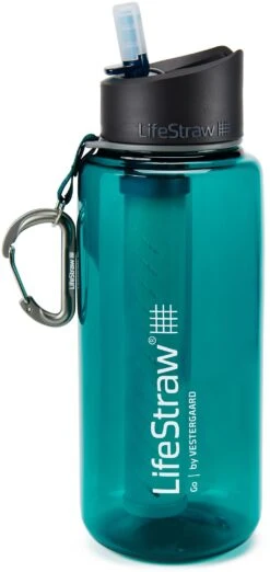 LifeStraw Go Large Bottle - 1L|-|Bouteille LifeStraw Go Large -1 L -Drinkware Shop LWS LSG1LT 7EDark 20Teal
