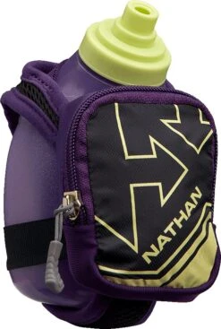 Nathan Quickshot Plus Bottle 300 Ml (Past Season) - Unisex|-|Bouteille à Main Quickshot Plus 300 Ml (saison Précédente) - Unisexe -Drinkware Shop NAT 4836N 7EBlack 20 20Shadow 20Lime 20 20Acai