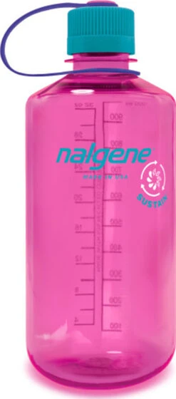 Nalgene Narrow Mouth Sustainable Bottle 32oz|-|Bouteille à Petit Goulot Durable 32oz -Drinkware Shop NLG 20201032 7EElectric 20Magenta