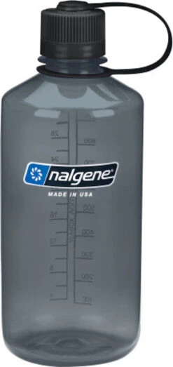 Nalgene Narrow Mouth Sustainable Bottle 32oz|-|Bouteille à Petit Goulot Durable 32oz -Drinkware Shop NLG 20201032 7EGray