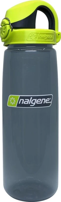 Nalgene Tritan On-The-Fly 24oz. Bottle|-|Bouteille Tritan OTF 24oz. -Drinkware Shop NLG 5565 7ECharcoal 20 20Lime 20Cap